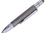 TROIKA® Kugelschreiber LILIPUT TOOL PEN grau 1.0 mm Schreibfarbe: schwarz