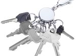 TROIKA® Schlüsselanhänger PATENT, glänzend, silber, verchromt