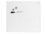 nobo Glas-Magnettafeln 30,0 x 30,0 cm, brillant weiß