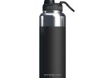 Asobu Mighty Alpine Flask isolierte Outdoorflasche aus Edelstahl - 1 Liter - schwarz (TMF5 black)