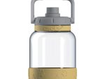 Asobu The Barkley Dog Bowl Tritanflasche mit Hundenapf - 1,5 Liter - senfgelb (TWB21 mustard)
