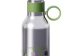 Asobu Dog Bowl recycelte Edelstahlflasche mit Hundenapf - silber (SDB1 recycled SS)