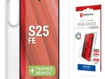 DISPLEX Glas + Schutzhülle für Samsung Galaxy S25 FE