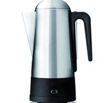 C3 Design Perkolator aus poliertem Edelstahl für  2 - 6 Tassen Kaffee - silber
