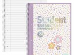 BRUNNEN Collegeblock Premium Student Happy Hippie DIN A4 liniert