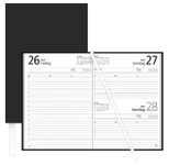 ZETTLER KALENDER Buchkalender Tagesplaner 2026 schwarz, 1 St.