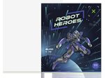 BRUNNEN Malblock ROBOT HEROES DIN A3