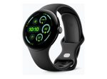 Google Pixel Watch 3 (WiFi) Sportarmband 45mm, Schwarz/Obsidian