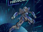 BRUNNEN Sammelmappe ROBOT HEROES DIN A3 dunkelblau, mint, 1 St.