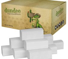 dundee Papierhandtücher, weiß 2-lagig