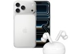Apple iPhone 17 Pro Max 256GB Silber + 4smarts SkyBuds Pro