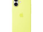 Apple Silikon Case iPhone 17 mit MagSafe (Neongelb)
