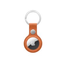 Apple AirTag Schlüsselanhänger aus Feingewebe (fuchsrot)