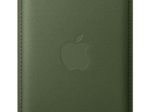 Apple iPhone Feingewebe Wallet mit MagSafe (moosgrün)