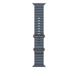 Apple Watch Ocean Band 49mm Titan Natur (Maritimblau)