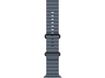 Apple Watch Ocean Band 49mm Titan Schwarz (Maritimblau)
