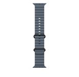 Apple Watch Ocean Band 49mm Titan Schwarz (Maritimblau)