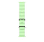 Apple Watch Ocean Band 49mm Titan Schwarz (Neongrün)