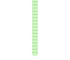 Apple Watch Ocean Band 49mm Verlängerung Titan Schwarz (Neongrün)