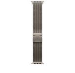 Apple Watch Milanaise Armband Titan Natur - 49mm - Small