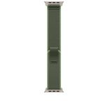 Apple Watch Trail Loop 49mm Grün/Neon - M/L - Titan Natur