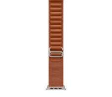 Apple Watch Alpine Loop 49mm Terracotta - Medium - Titan Natur