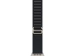 Apple Watch Alpine Loop 49mm Schwarz - Small - Titan Natur