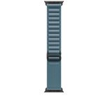 Apple Watch Alpine Loop 49mm Hellblau - Small - Titan Schwarz