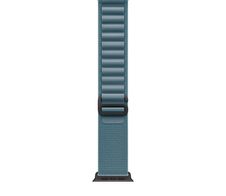 Apple Watch Alpine Loop 49mm Hellblau - Medium - Titan Schwarz