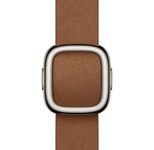Apple Watch Armband mit Moderner Schließe 42mm, karamell - Large