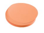 FRANKEN Moderationskarten Ø 19,5 cm orange