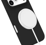 eSTUFF iPhone 17 Pro Max INFINITE ROME Magnetic Silicone Cover - Schwarz (Bulk)
