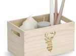 Zeller Aufbewahrungsbox Hirsch 25,0 x 15,0 x 14,0 cm
