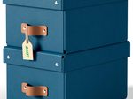 LEITZ Aufbewahrungsboxen Puro 20,8 x 28,5 x 15,5 cm, dunkelblau