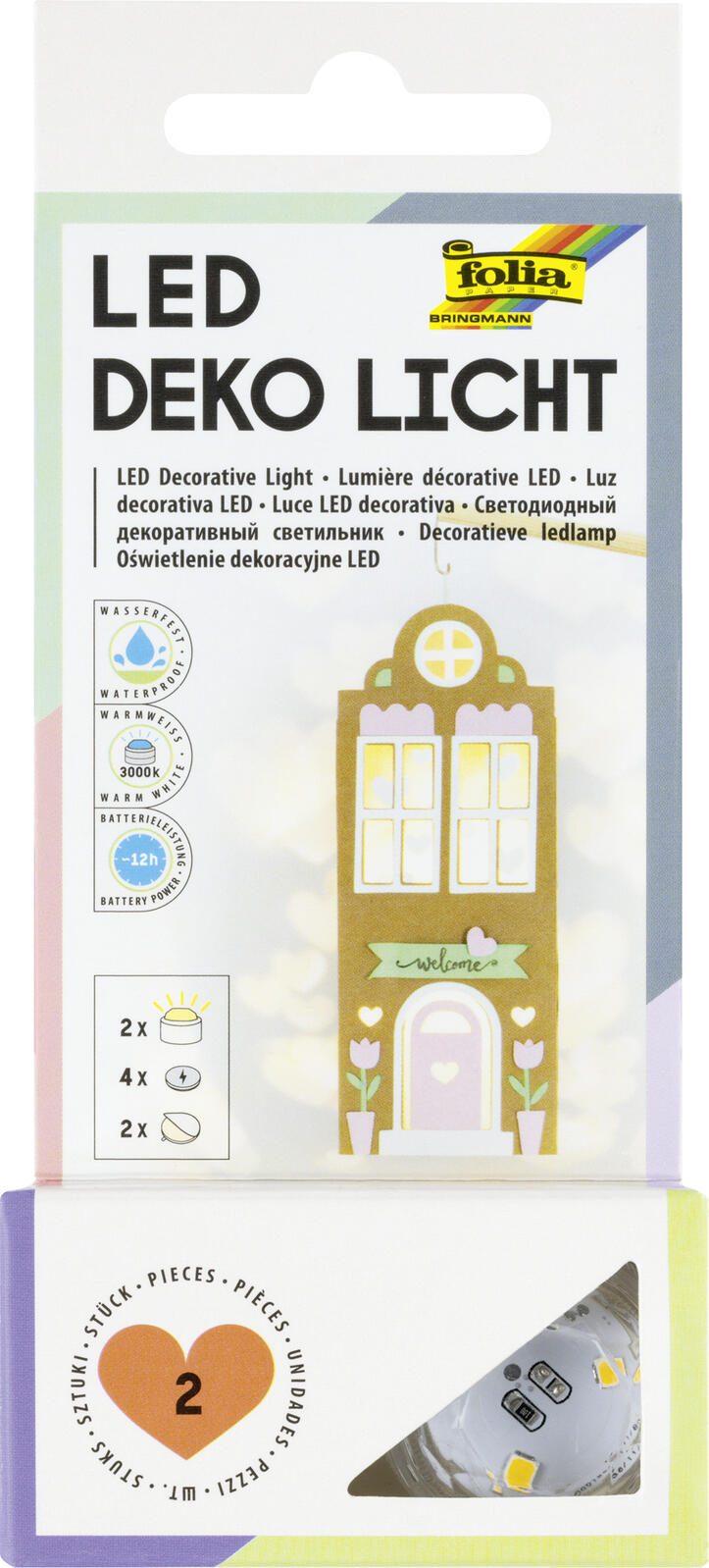 folia Dekolicht LED, transparent