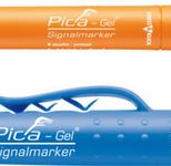 Pica Gel Signalmarker, Industriemarker blau 8.0 mm Schreibfarbe: Gelb