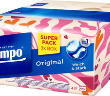 Tempo Taschentücherbox Original, weiß 4-lagig