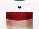 folia Geschenkband CLASSIC samtig champagner, rosa, rot, dunkelgrün, dunkelblau 10,0 mm x 2,0 m