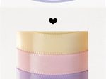 folia Geschenkband PASTELL satiniert pink, orange, gelb, grün, blau 10,0 mm x 4,0 m