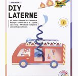 folia Laternen Bastelset FIRE ENGINE rot