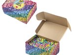 folia Holzperlen PASTEL mehrfarbig