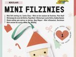 folia Nähset Mini Filzinies NIKOLAUS rot, weiß