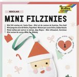 folia Nähset Mini Filzinies NIKOLAUS rot, weiß