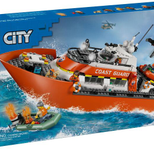 LEGO® City 60504 Rettungsboot der Küstenwache mit Hubschrauber