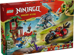 LEGO® Ninjago 71857 Showdown am Baumhaus mit dem Ninja-Bike