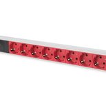 Digitus Steckdosenleiste mit Aluminiumprofil und Vorsicherung, 8-fach Schutzkontaktsteckdose, 2 m Zuleitung IEC C14 Stecker