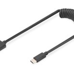 Digitus USB 2.0 - USB - A auf USB - C Spiralkabel