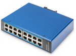 Digitus 16 Port Gigabit Ethernet Netzwerk Switch, Industrial, Unmanaged