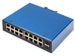 Digitus Industrieller 16+2-Port L2 managed Gigabit Ethernet PoE Switch