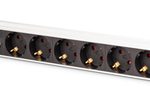 Digitus DN-95436 Stromverteilereinheit (PDU) 8 AC-Ausgänge 1U Schwarz, Silber
